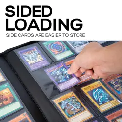 Premium 1000+ Pocket Card Binder for Yugioh Cards, 16 Pocket Ringless Trading... - Image 4
