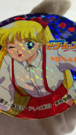 Sailor Venus Sailor Moon Anime Cartoon Retro Bandai Japan Menko Card Anime #5 - Image 2