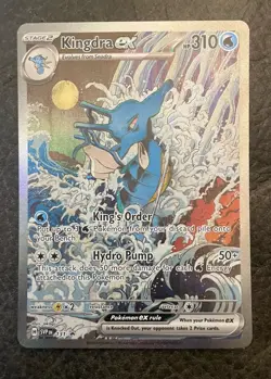 Pokemon TCG Kingdra EX 131 Scarlet & Violet Shrouded Fable Black Star Promo Card - Image 1