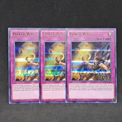 3x Power Wall DUSA-EN033 1st Edition Ultra Rare NM Near Mint Yu-Gi-Oh! Card - Image 1