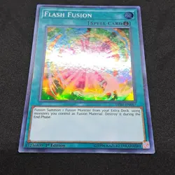 Flash Fusion HISU-EN057 1st Edition Super Rare NM Near Mint Yu-Gi-Oh! Card - Image 3