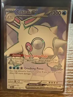 Pokemon Cetitan EX TCG Holo Card 210/182 Sv10: Destined Rivals FREE SHIPPING - Image 1