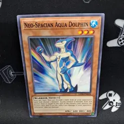 Neo-Spacian Aqua Dolphin LED6-EN018 Unlimited Common NM Near Mint Yu-Gi-Oh! Card - Image 1