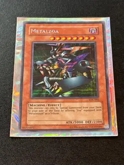 1996 Yu-Gi-Oh Metalzoa Machine / Effect Card ATK/3000 DEF/2300 #TFK-002 - Image 1