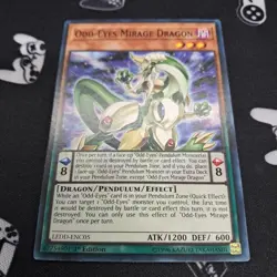 Odd-Eyes Mirage Dragon LEDD-ENC05 1st Edition NM Near Mint Yu-Gi-Oh! Card - Image 3