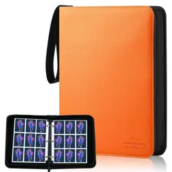 900 Pockets Baseball Trading Card Binder with Sleeves, Sports Card Binder - Image 1