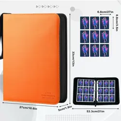 900 Pockets Baseball Trading Card Binder with Sleeves, Sports Card Binder - Image 5