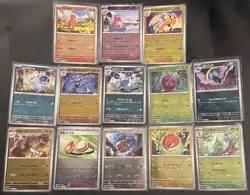 Pokemon Card Lot 151 Reverse Holo Pokeball Scarlet & Violet SV2A Japanese TCG - Image 1