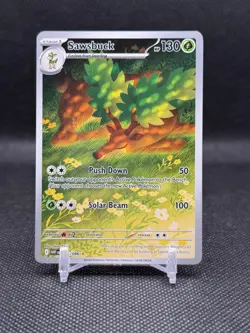 Sawsbuck 092/086 Pokemon TCG SV White Flare Illustration Rare Card - Image 1