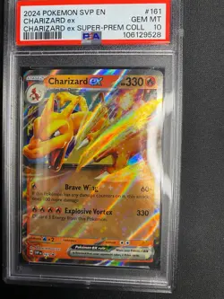 Charizard ex 161 Sv: Scarlet & Violet Promo Cards Holo PSA Mint 10 - Image 1