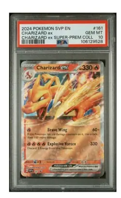 Charizard ex 161 Sv: Scarlet & Violet Promo Cards Holo PSA Mint 10 - Image 3