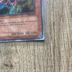 Yu-Gi-Oh! Egyptian God Cards Ultra Rare GBI Full Set Played/HP - Image 3