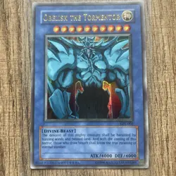 Yu-Gi-Oh! Egyptian God Cards Ultra Rare GBI Full Set Played/HP - Image 5