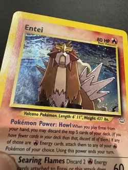 Pokemon Entei Card 6/64 Neo Revelation Holo Rare NM/LP - Image 2