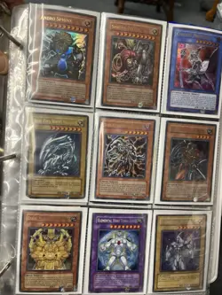 Yu-Gi-Oh Binder Collection Vintage Cards Blue-Eyes Yugioh Over 200+ Cards - Image 1