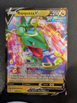 Rayquaza V SWSH147 - Pokemon TCG Sword & Shield Black Star Promo Card - NM Card - Image 1