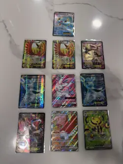 Pokemon TCG Holo Ultra Rare Full Art Trainers EX GX Mega lot 35 cards As-is - Image 1