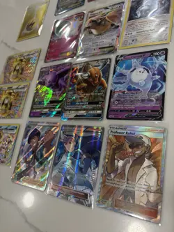 Pokemon TCG Holo Ultra Rare Full Art Trainers EX GX Mega lot 35 cards As-is - Image 3