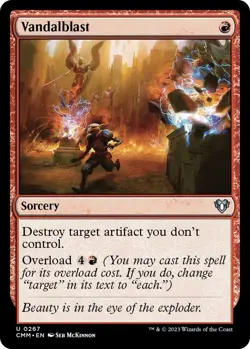 NM Vandalblast, MTG, Commander Masters, Magic the Gathering, 267 - Image 1