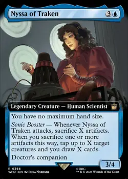 MTG Magic the Gathering Nyssa of Traken (366/1208) Doctor Who NM - Image 1