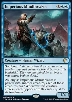 MTG Imperious Mindbreaker (33/199) Innistrad Crimson Vow Commander LP - Image 1