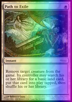 MTG Magic the Gathering Path to Exile (24/8) Wizards Play Network 2009 MP FOIL - Image 1
