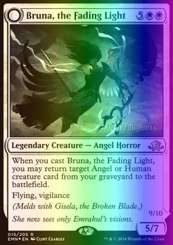 MTG Bruna, the Fading Light (15as/79) Eldritch Moon Promos LP FOIL - Image 1