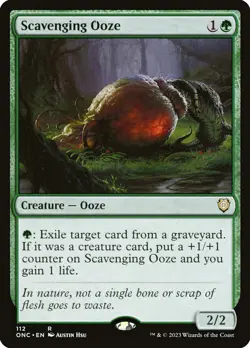 MTG Scavenging Ooze (112/208) Phyrexia All Will Be One Commander LP - Image 1