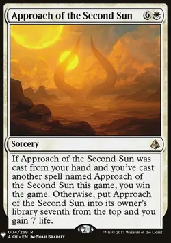 MTG Magic the Gathering Approach of the Second Sun (24/1703) Mystery Booster LP - Image 1