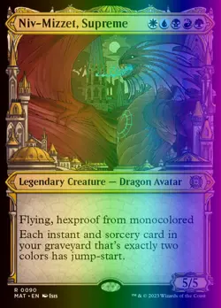 MTG Niv-Mizzet, Supreme (90/230) March of the Machine The Aftermath LP FOIL - Image 1