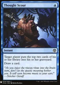 MTG Magic the Gathering Thought Scour (522/1703) Mystery Booster LP - Image 1