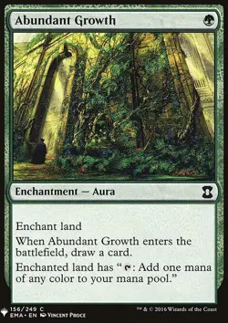 MTG Magic the Gathering Abundant Growth (1108/1703) Mystery Booster LP - Image 1