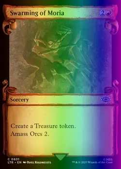 Swarming of Moria (601/915) The Lord of the Rings Tales of Middle-earth NM FOIL - Image 1