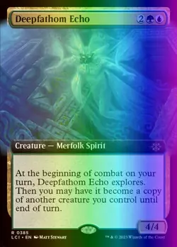 MTG Deepfathom Echo (385/491) The Lost Caverns of Ixalan NM FOIL - Image 1