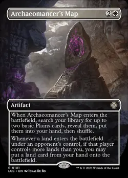 MTG Archaeomancer's Map (101/401) The Lost Caverns of Ixalan Commander LP - Image 1