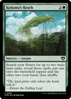 MTG Magic the Gathering Kodama's Reach (300/1173) Commander Masters NM - Image 1