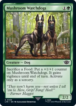 Foil - Mushroom Watchdogs - 180 / NM / English MTG - Image 1