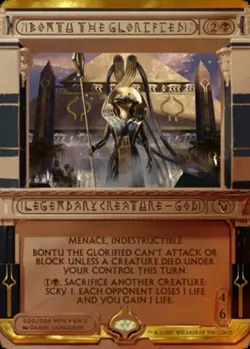 NM-Mint, English - 1 x Bontu the Glorified - Foil MPS: Invocations - Image 1