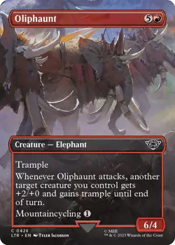 Foil - Oliphaunt (Borderless) - 426 / NM / English MTG - Image 1