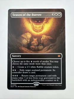 Season of the Burrow (Borderless) Bloomburrow Regular - Image 1