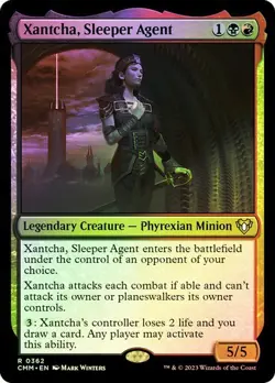 Xantcha, Sleeper Agent FOIL - 0362 - Rare - Commander Masters CMM MTG - Image 1