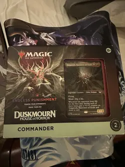 Magic the Gathering Duskmourn House of Horror Endless Punishment Commander Deck - Image 1
