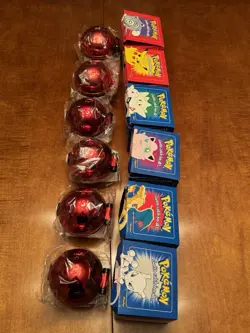 VINTAGE 1999 Burger King/Nintendo Pokemon 23K Gold Plated Trading Card Full Set - Image 3