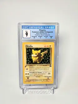 🔥 Pikachu (2000) Portuguese Black Star Promo #1 - Pokemon World Collection - CG - Image 1