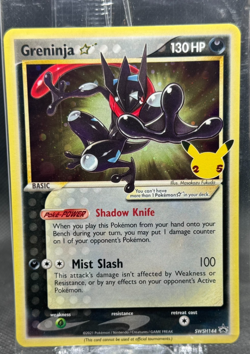 Greninja Gold Star SWSH144 Black Star Promo Pokemon Celebrations Sealed! - Image 1