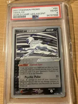 PSA 4 absol ex world championships 2007 promo Pokemon - Image 1