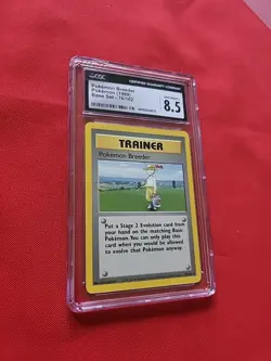 Pokemon: Pokemon Breeder #76/102 Non-holo Rare Base Set 1999 WOTC - CGC 8.5 -A10 - Image 5