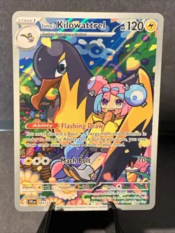 Pokemon TCG Ionos Kilowattrel 163/159 Journey Together Illustration Rare NM/M - Image 1