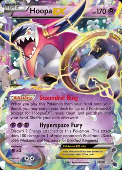 Pokemon Hoopa-EX (36/114) Ancient Origins LP HOLO - Image 1