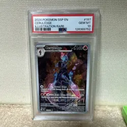 PSA 10 Ceruledge Illustration Rare IR 197/191 Surging Sparks Pokemon - Image 1